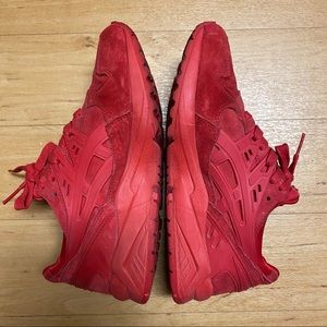 ASICS red sneaker